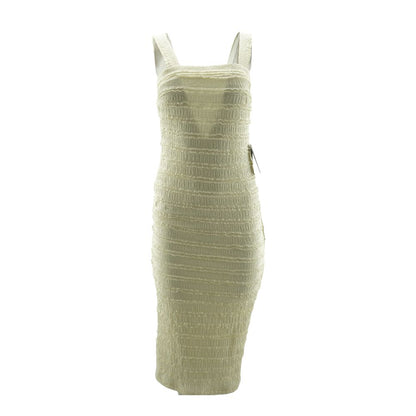 Beige Midi Dress
