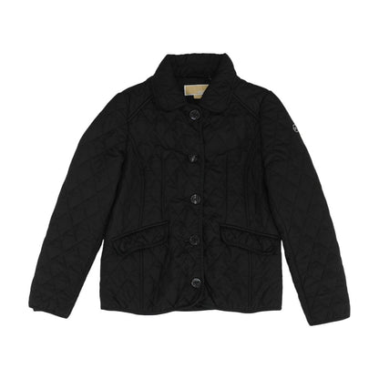 Black Solid Lightweight Coat