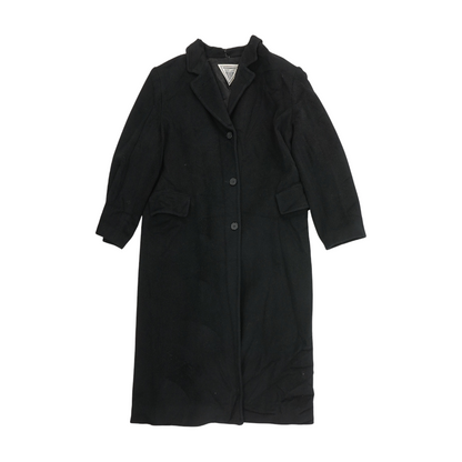 Vintage Black Solid Coat