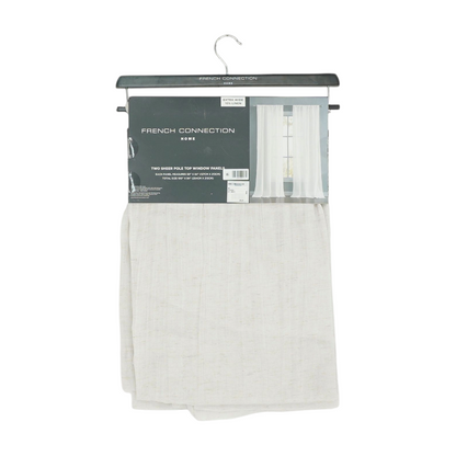 Sheer Pole Top Window Panels
