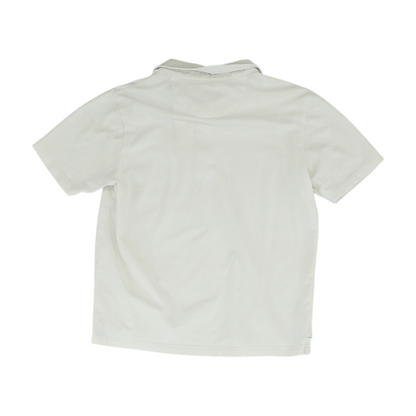 White Short Sleeve Polo