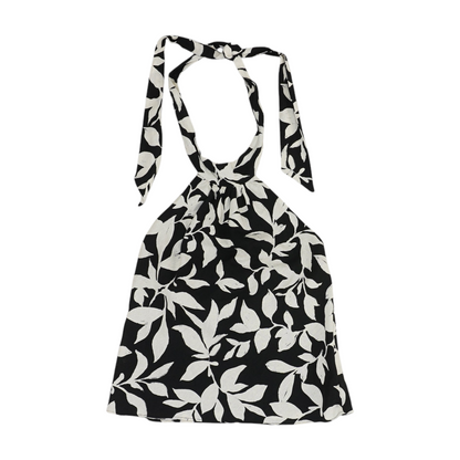 Black Abstract Blouse