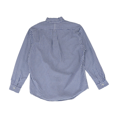 Blue Check Long Sleeve Button Down