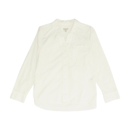 White Petite Button Down
