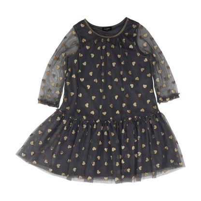 Gray Hearts Dress