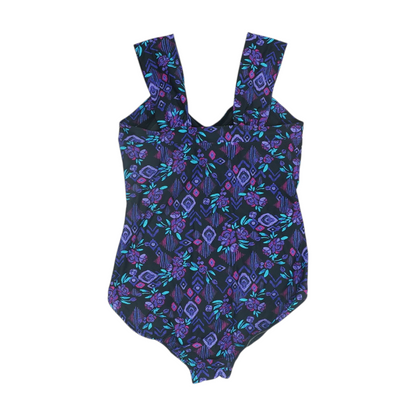 Purple Print One-Piece