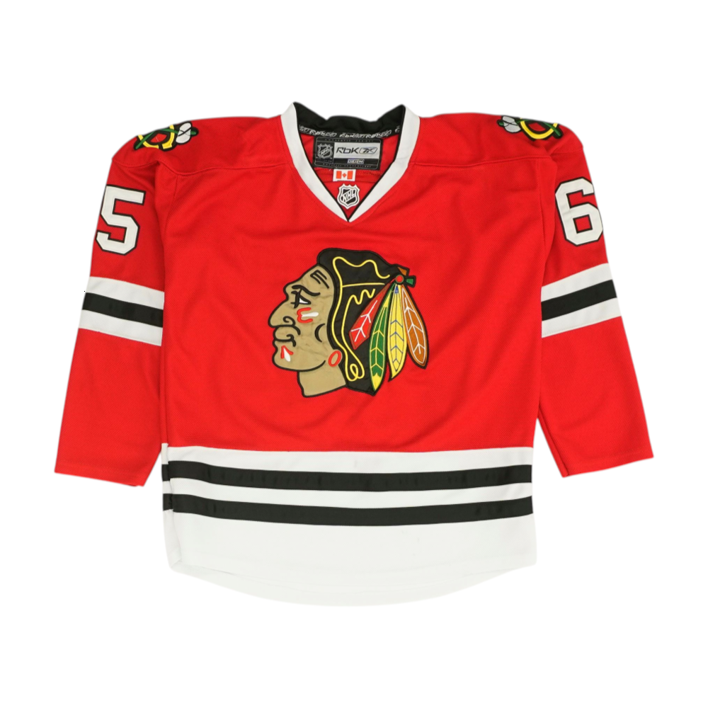 Men's Red Chicago Blackhawks Long Sleeve Jersey