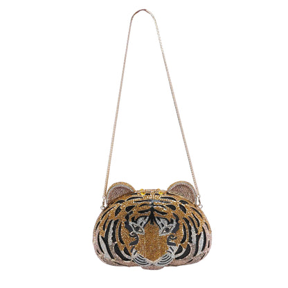 Crystal Tiger Clutch