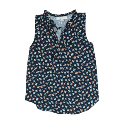 Black Floral Blouse