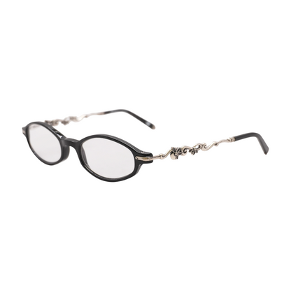 Black Alcott Oval Prescription Eyewear