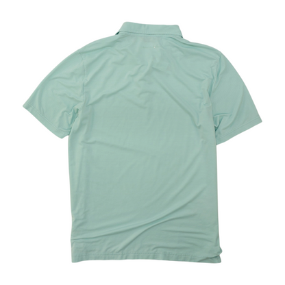 Green Solid Short Sleeve Polo