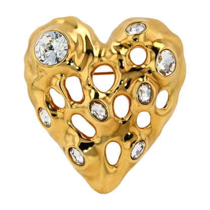 Costume Crystal Brooch