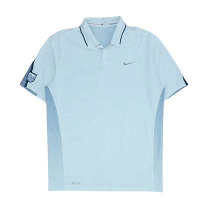 White Color Block Short Sleeve Polo