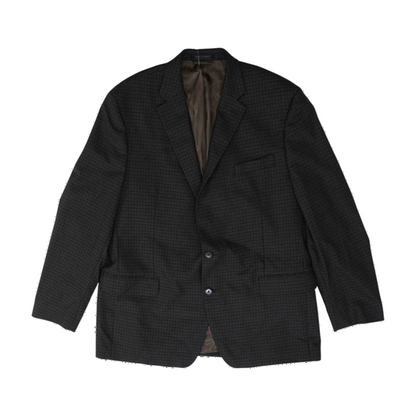 Multi Long Plaid Sport Coat