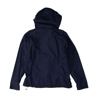 Navy Solid Rain Jacket