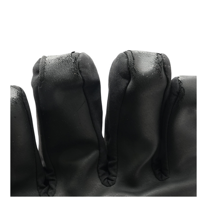 Black Thick Black Gloves