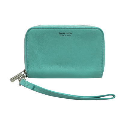 Leather Zip Around Wristlet