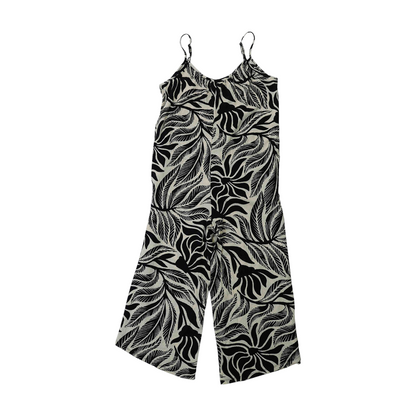 Black Tropical Jumpsuit