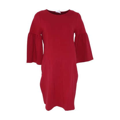 Red Maternity Mini Dress