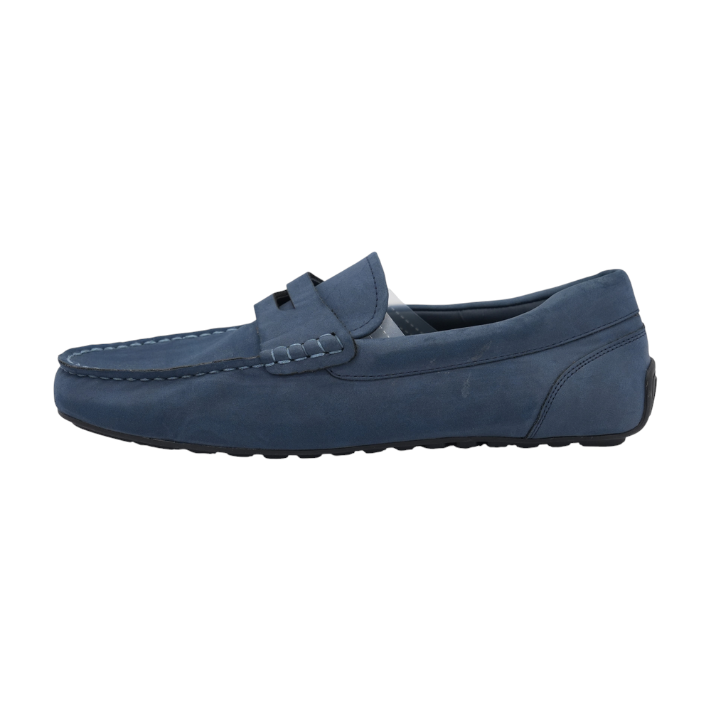 Blue Slip-On Dress Shoes