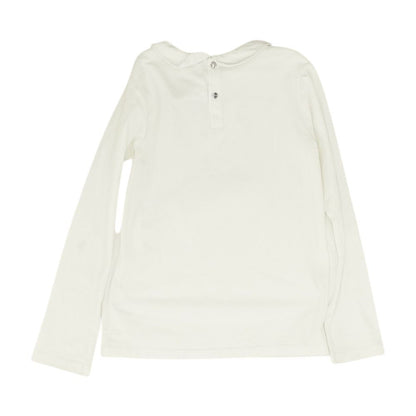White Solid Crewneck T-Shirt