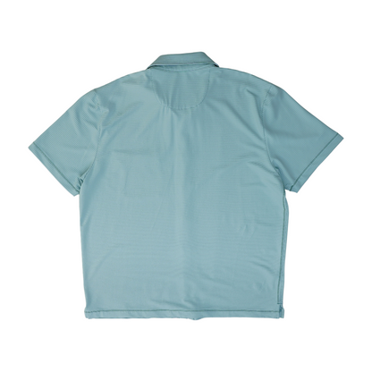 Blue Striped Short Sleeve Button Down