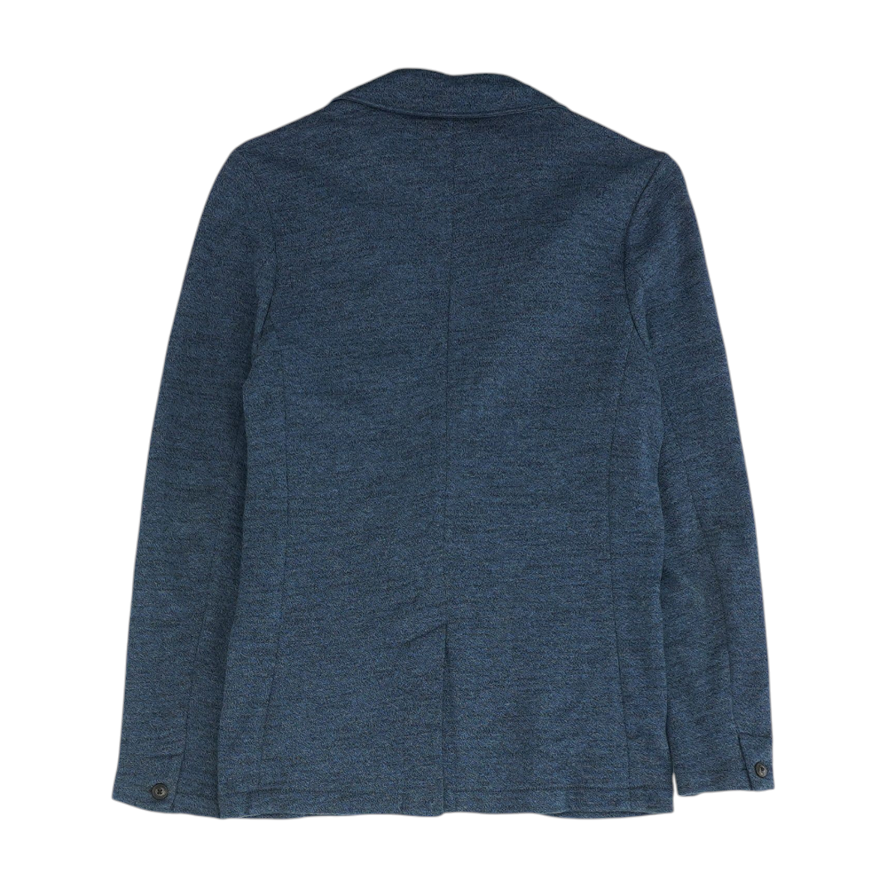 Blue Solid Blazer