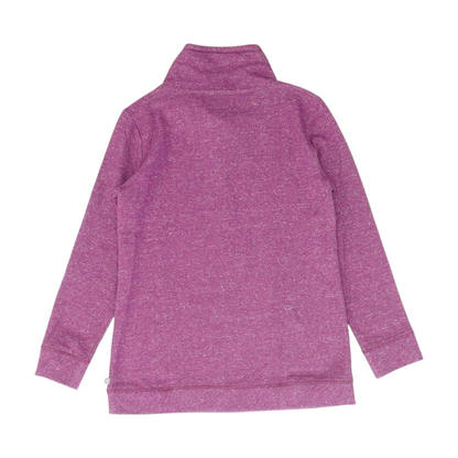 Purple Solid Sweatshirt Pullover