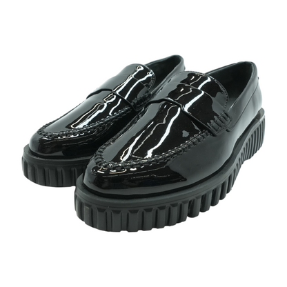 Black Slip-On Flats