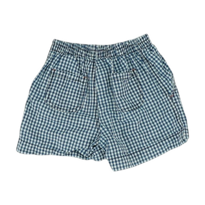 Blue Check Chino Shorts