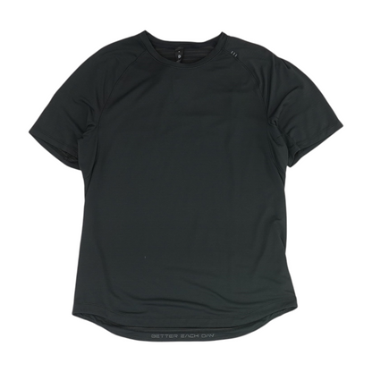 Black Solid Active T-Shirt