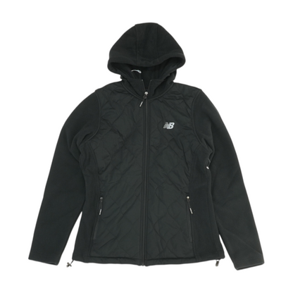Black Solid Active Jacket