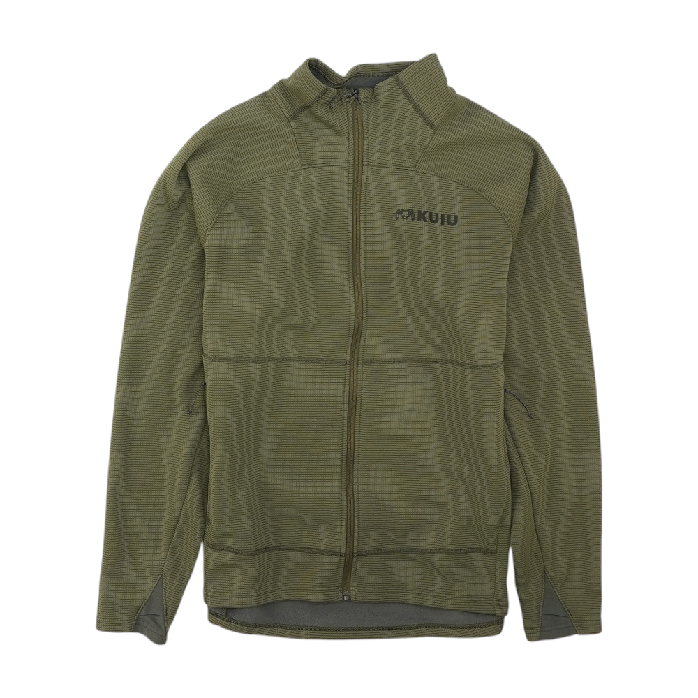 Green Solid Active Jacket