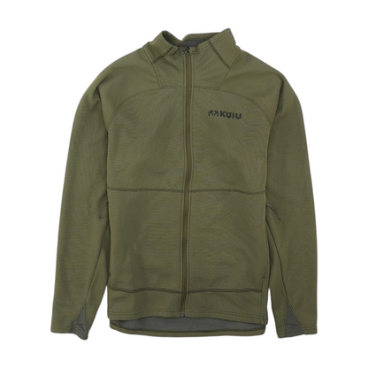 Green Solid Active Jacket