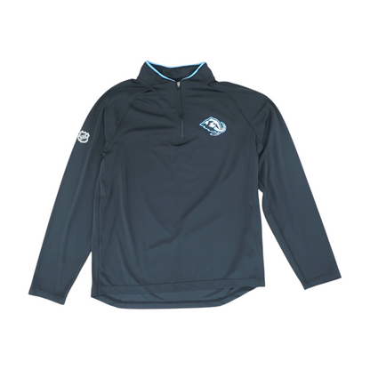 Black Utah Mammoth Solid 1/4 Zip Pullover
