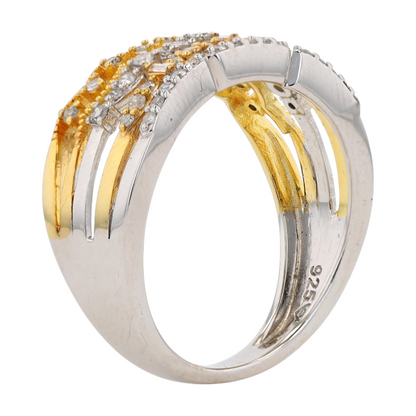1/3 ctw Sterling Silver Diamond Fashion Ring