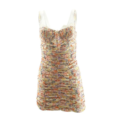 Yellow Floral Mini Dress
