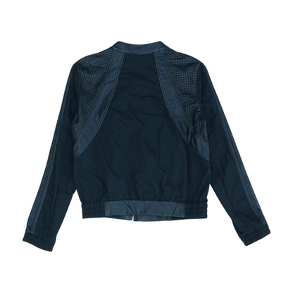 Black Solid Leather Jacket