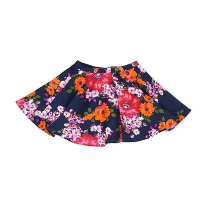 Multi Floral Mini Skirt