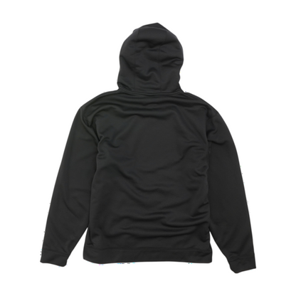 Black Solid Hoodie Pullover