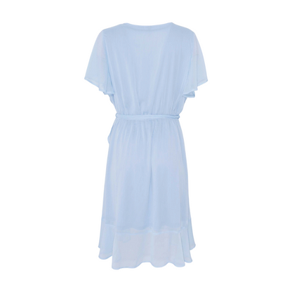 Blue Plus Midi Dress