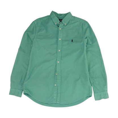 Green Long Sleeve Button Down