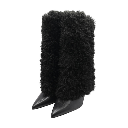 Black Knee-High Boots