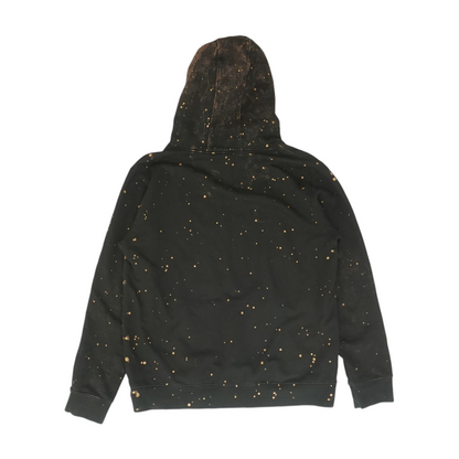 Black Graphic Hoodie Pullover