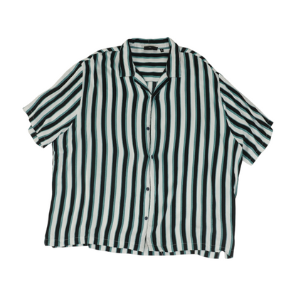Multi Striped Short Sleeve Button Down