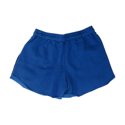 Blue Solid Active Shorts