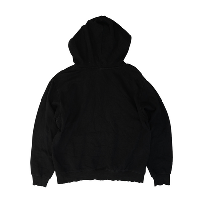 Black Solid Hoodie Pullover