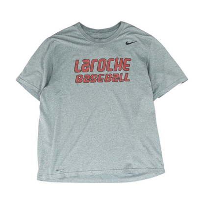 Gray La Roche University Solid Active T-Shirt