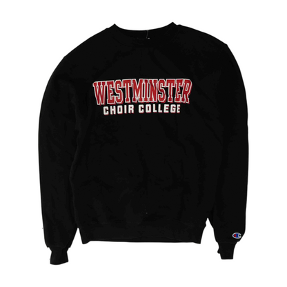 Black Solid Westminster College Sweatshirt Pullover