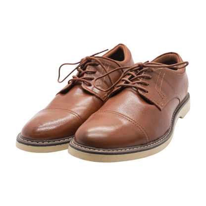 Brown Lace-Up Dress Shoes